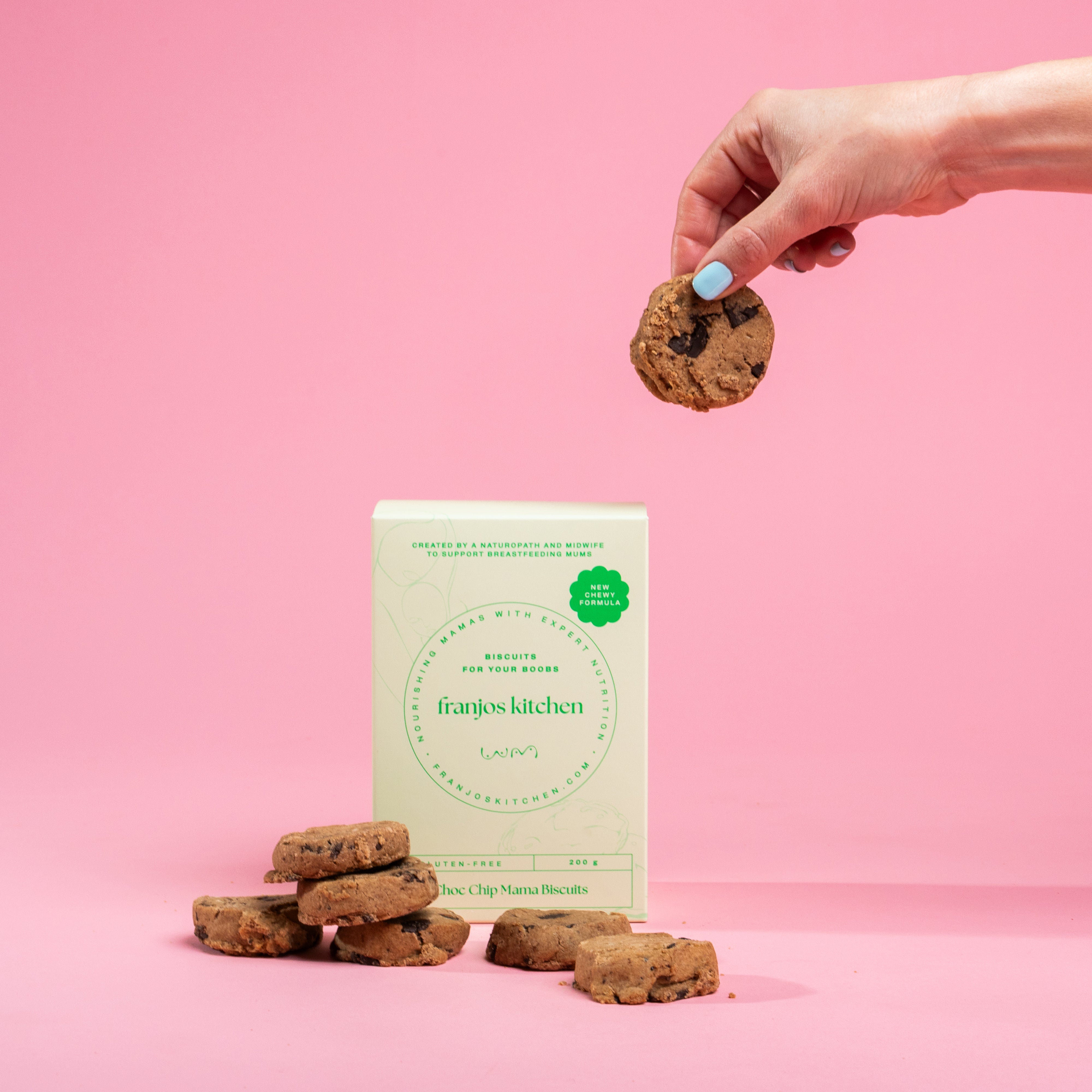 Gluten Free Choc Chip and Currant & Coconut Mama Biscuits Bundle Pack (2)
