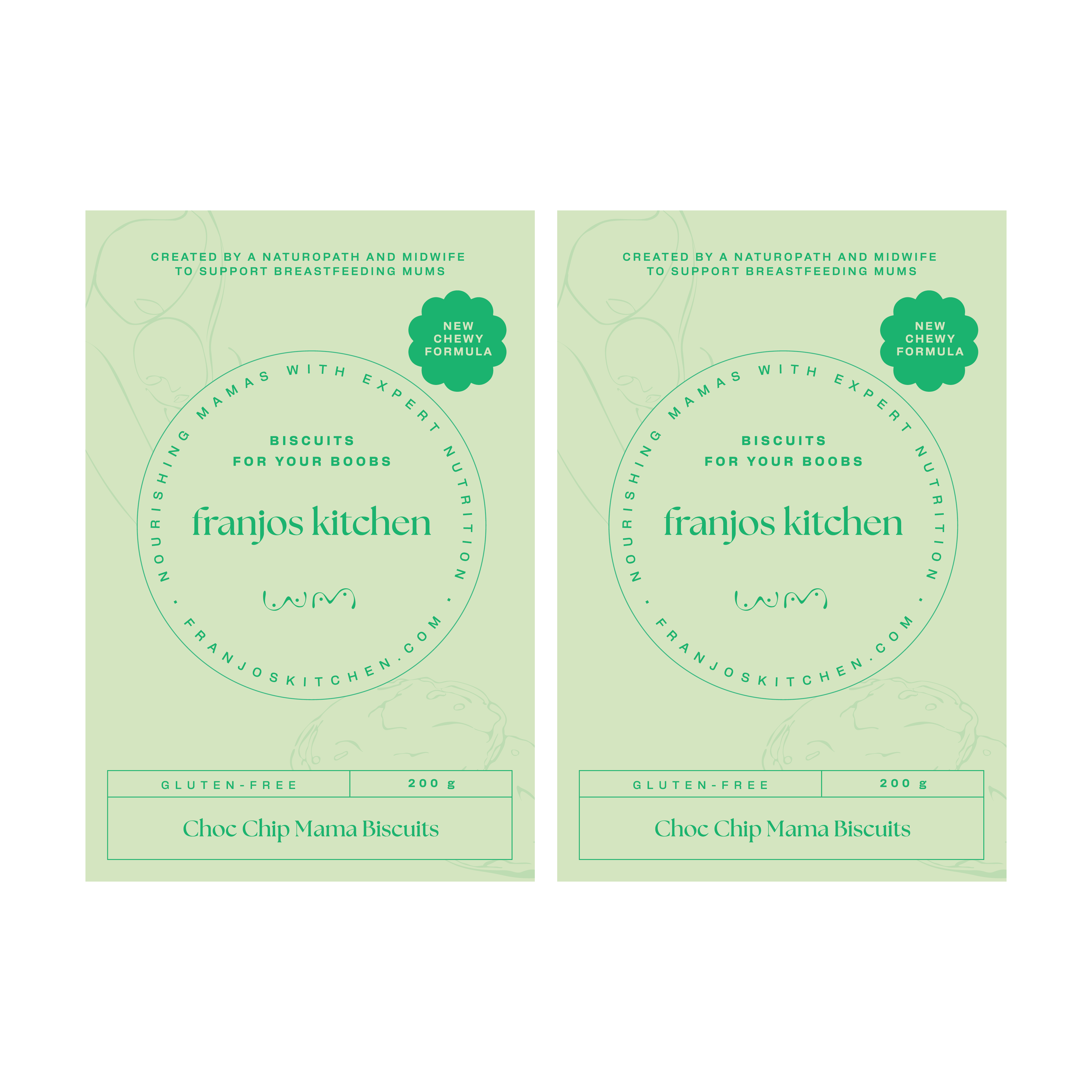 Gluten Free Choc Chip Mama Biscuits Bundle Pack (2)
