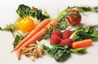 assorted vegetables, fruits & nuts
