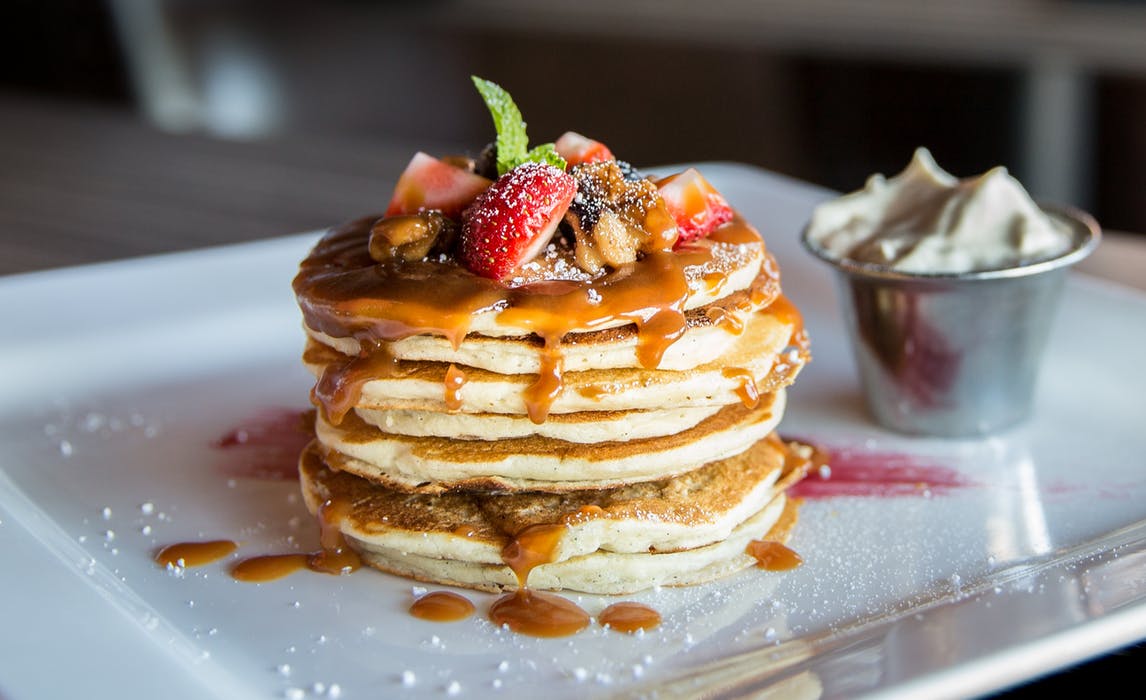 Gluten and dairy free pancakes