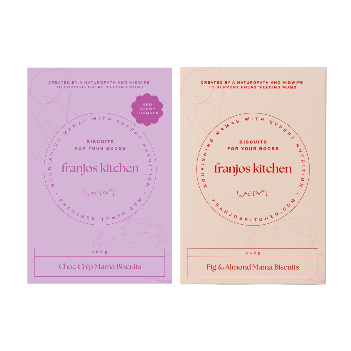 Choc Chip & Fig Almond Mama Biscuits Bundle Pack (2)