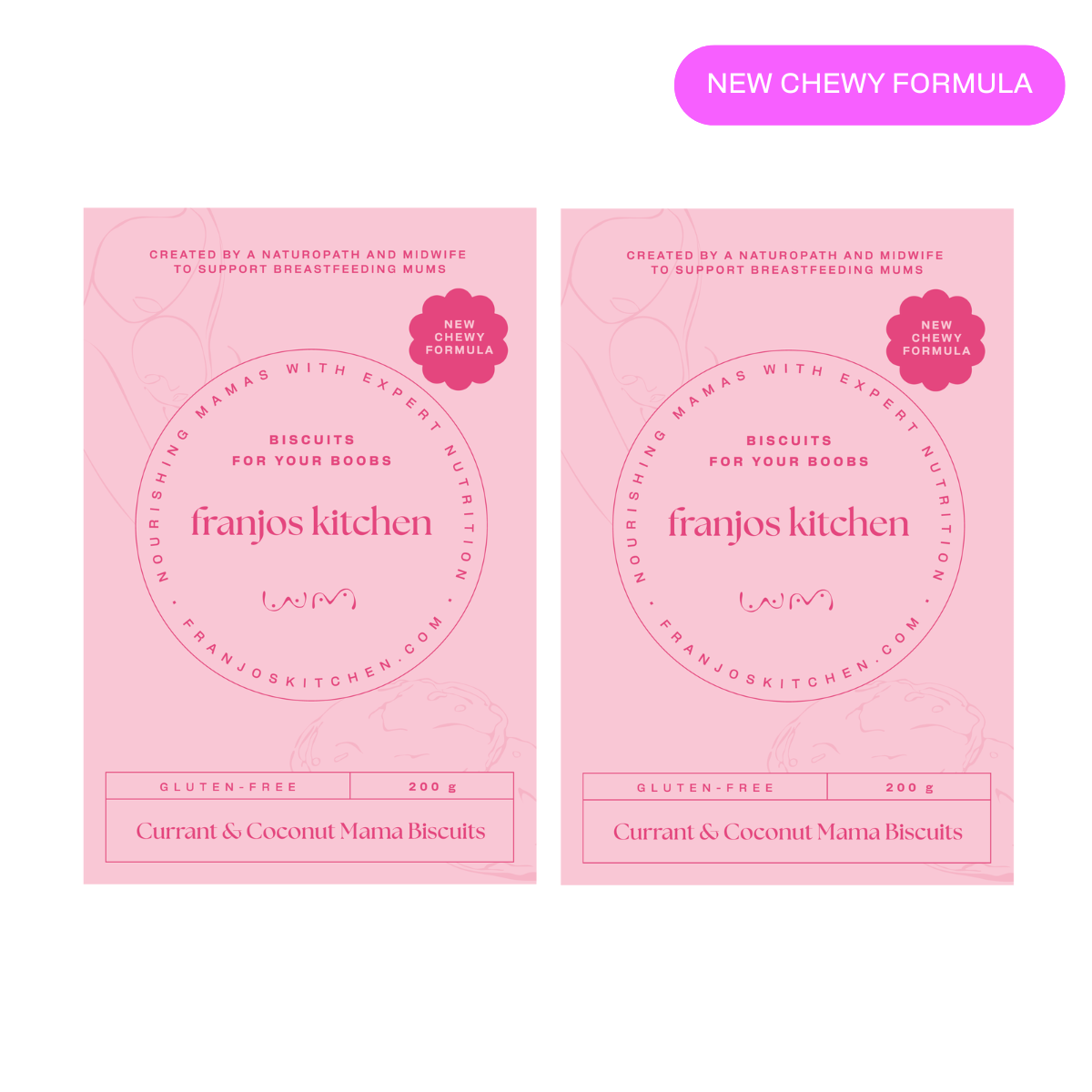 Gluten Free Currant and Coconut Mama Biscuits Bundle Pack (2)