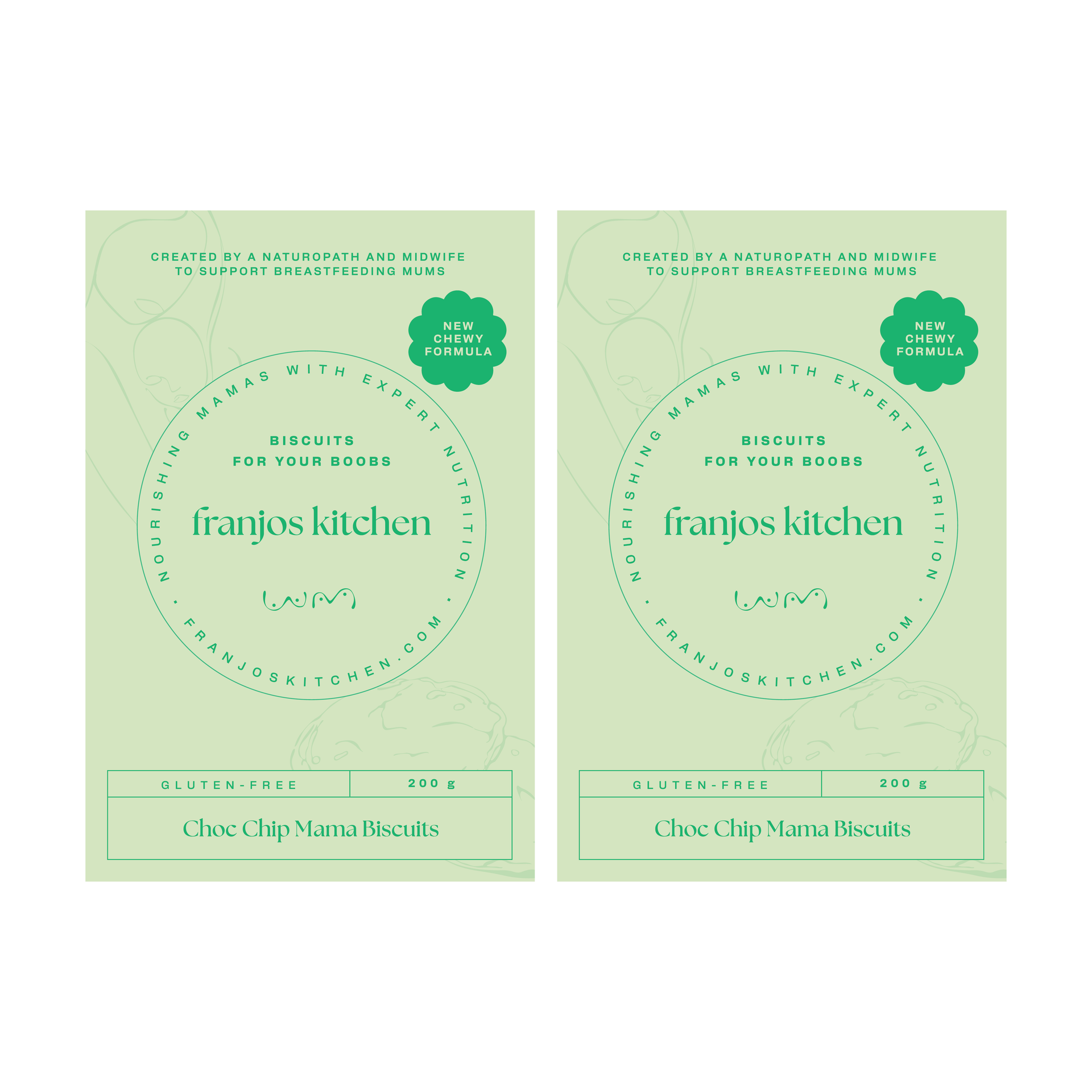 Gluten Free Choc Chip Mama Biscuits Bundle Pack (2)