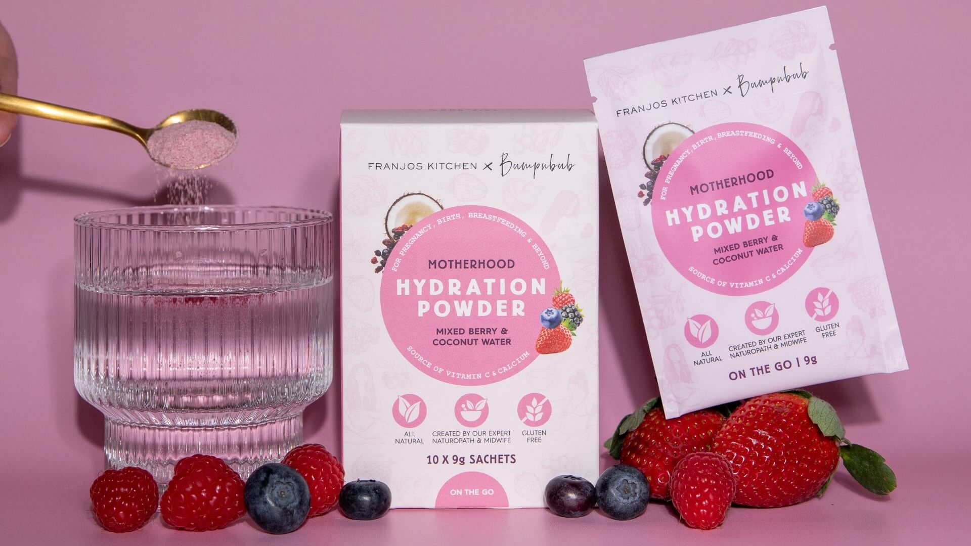 Stay hydrated when breastfeeding, Australia's best pregnancy and breastfeeding hydration powder.